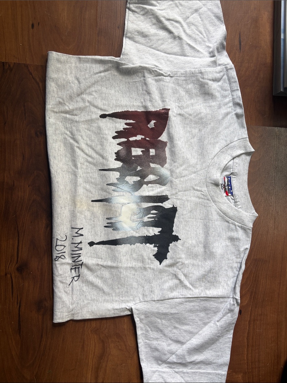 Marilyn Minter signed resist t shirt swing left rare